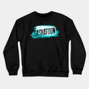 Saskatoon Graffiti Art Design Crewneck Sweatshirt